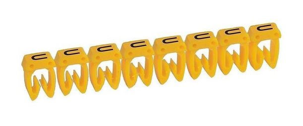 Маркер CAB 3 - для кабеля 0,15-0,5 мм² - заглавная буква U